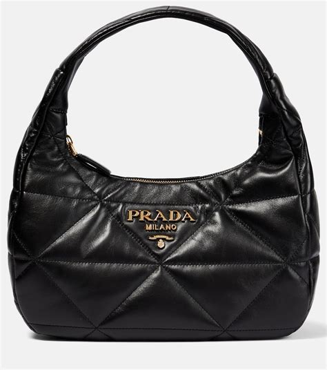 prada metallic silver bag|prada quilted shoulder bag.